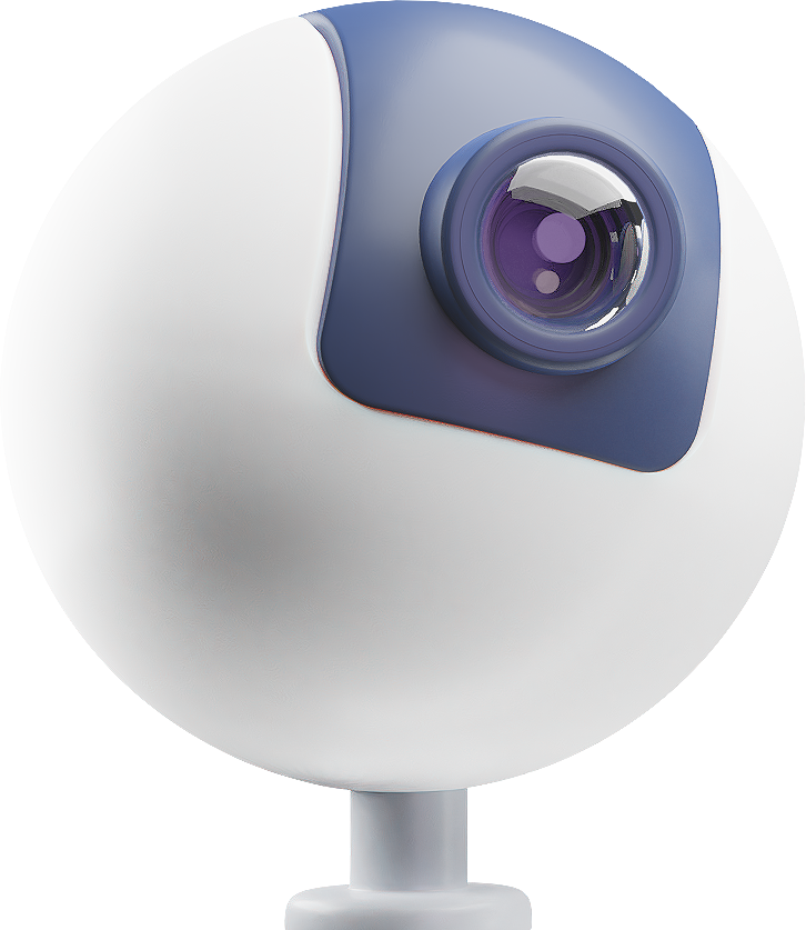 Ilustração de uma webcam