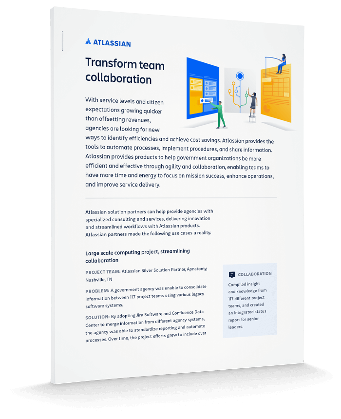 Transform team collaboration ebook cover