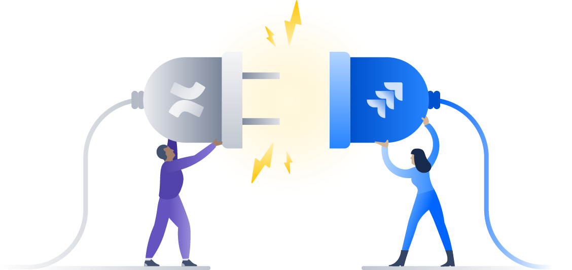 Jira and Confluence illustration
