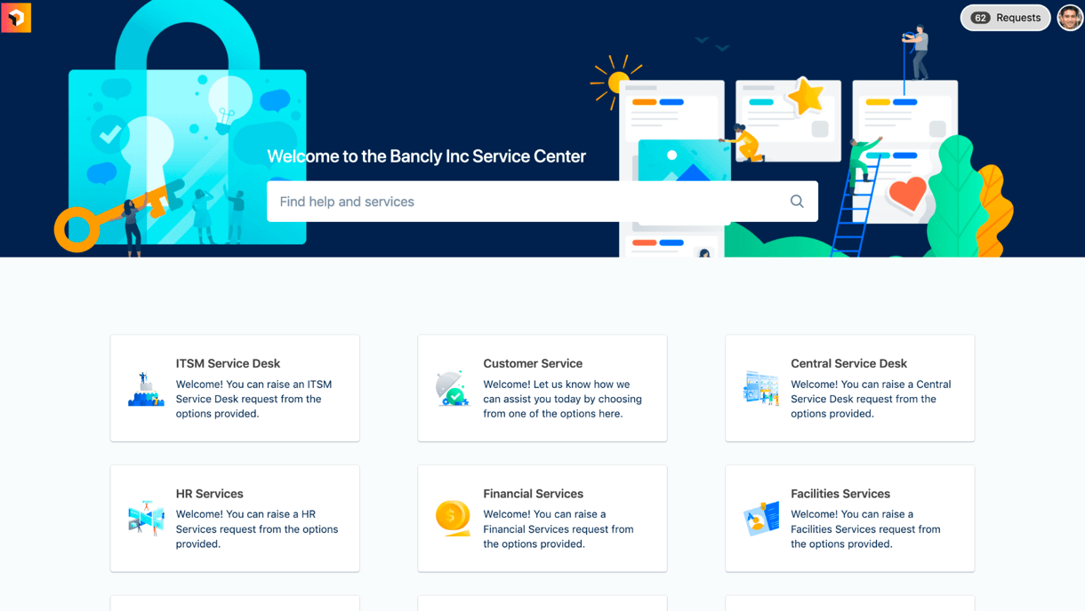 Image of customer portal