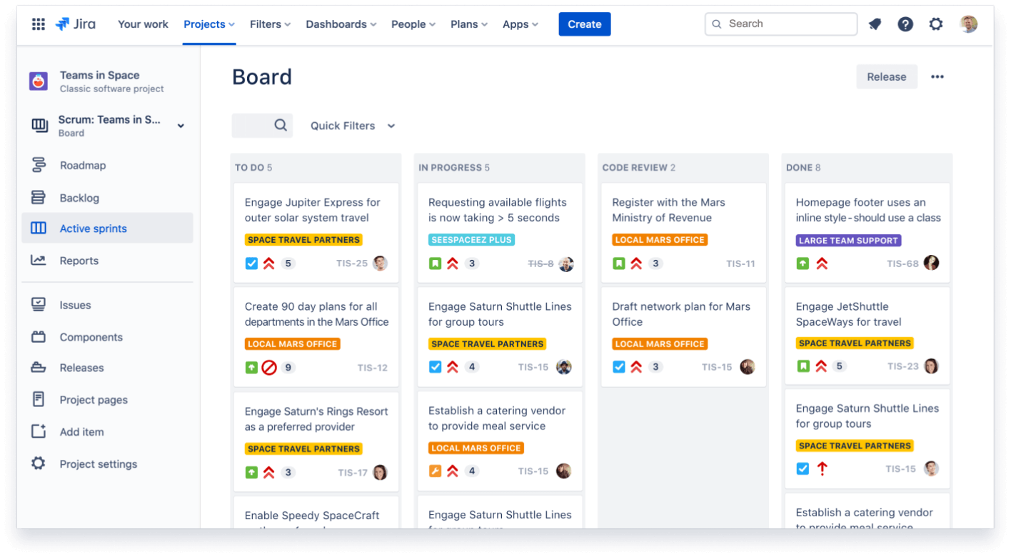 Manage boards