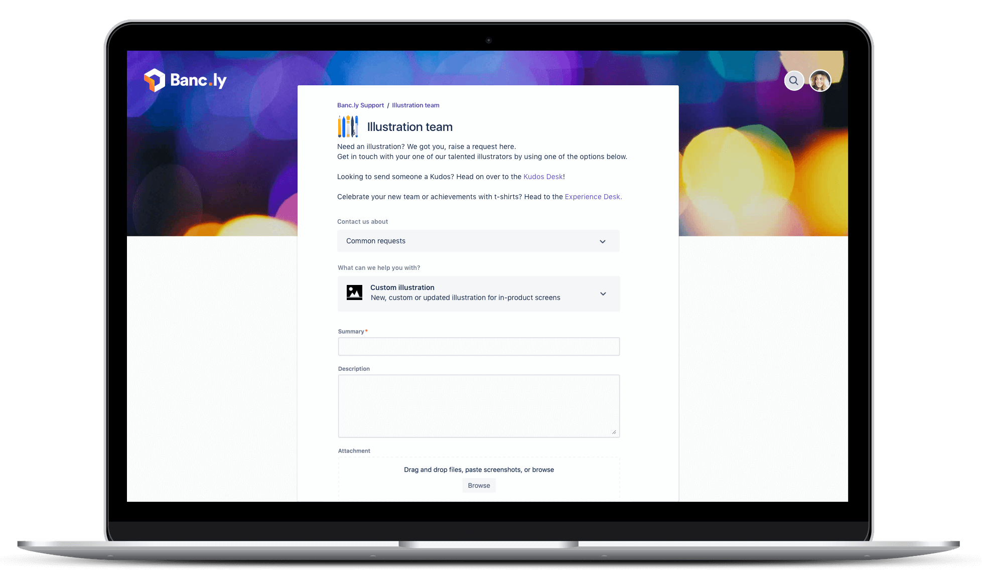 Képernyőfelvétel a Jira Service Deskről egy laptopon