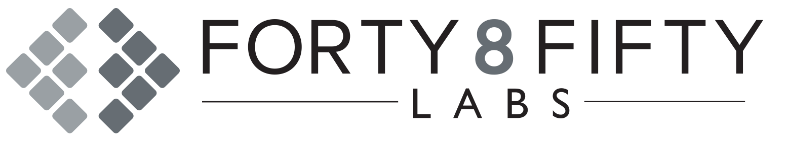 Forty8Fifty Labs logo.