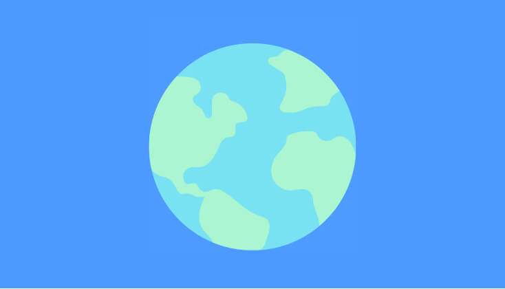net zero illustration - illustration of globe
