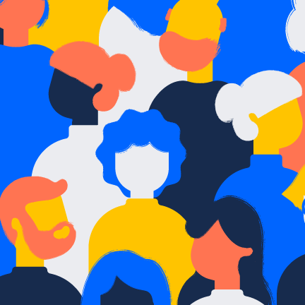 Illustration of a crowd