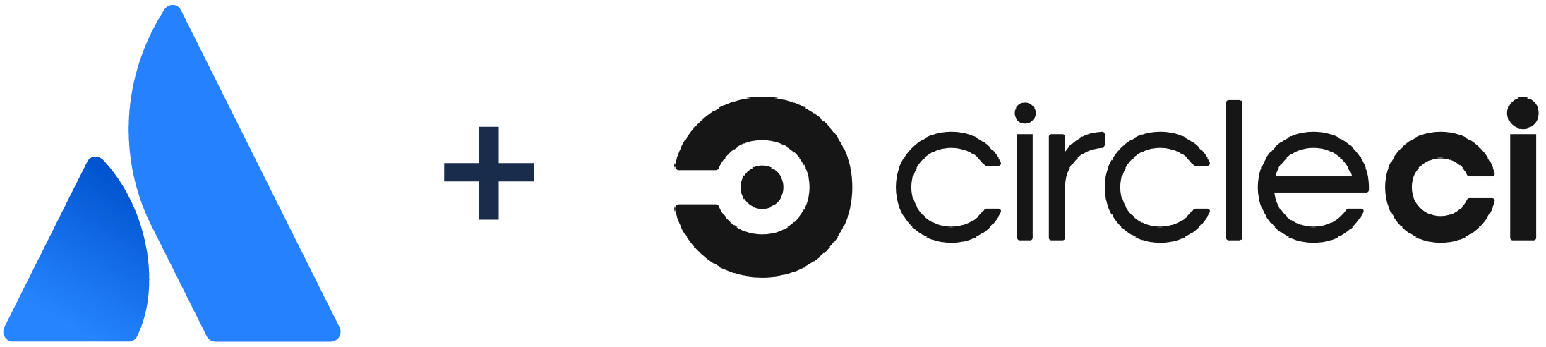 Atlassian logo + CircleCI logo
