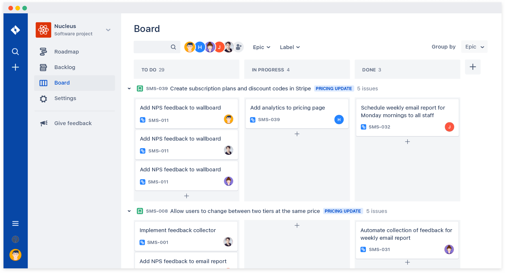 Individuelle Personalisierung der Board-Ansicht für alle Teammitglieder
