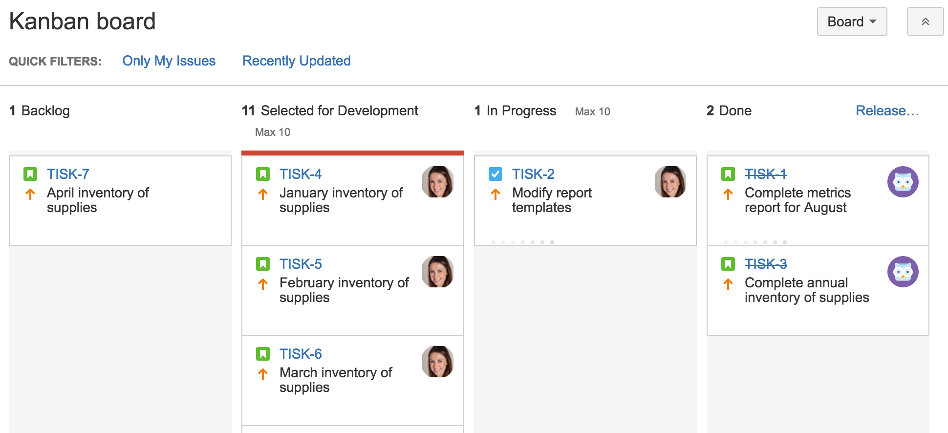 Kanban mit Spaltenbeschränkungen | Atlassian Agile Coach