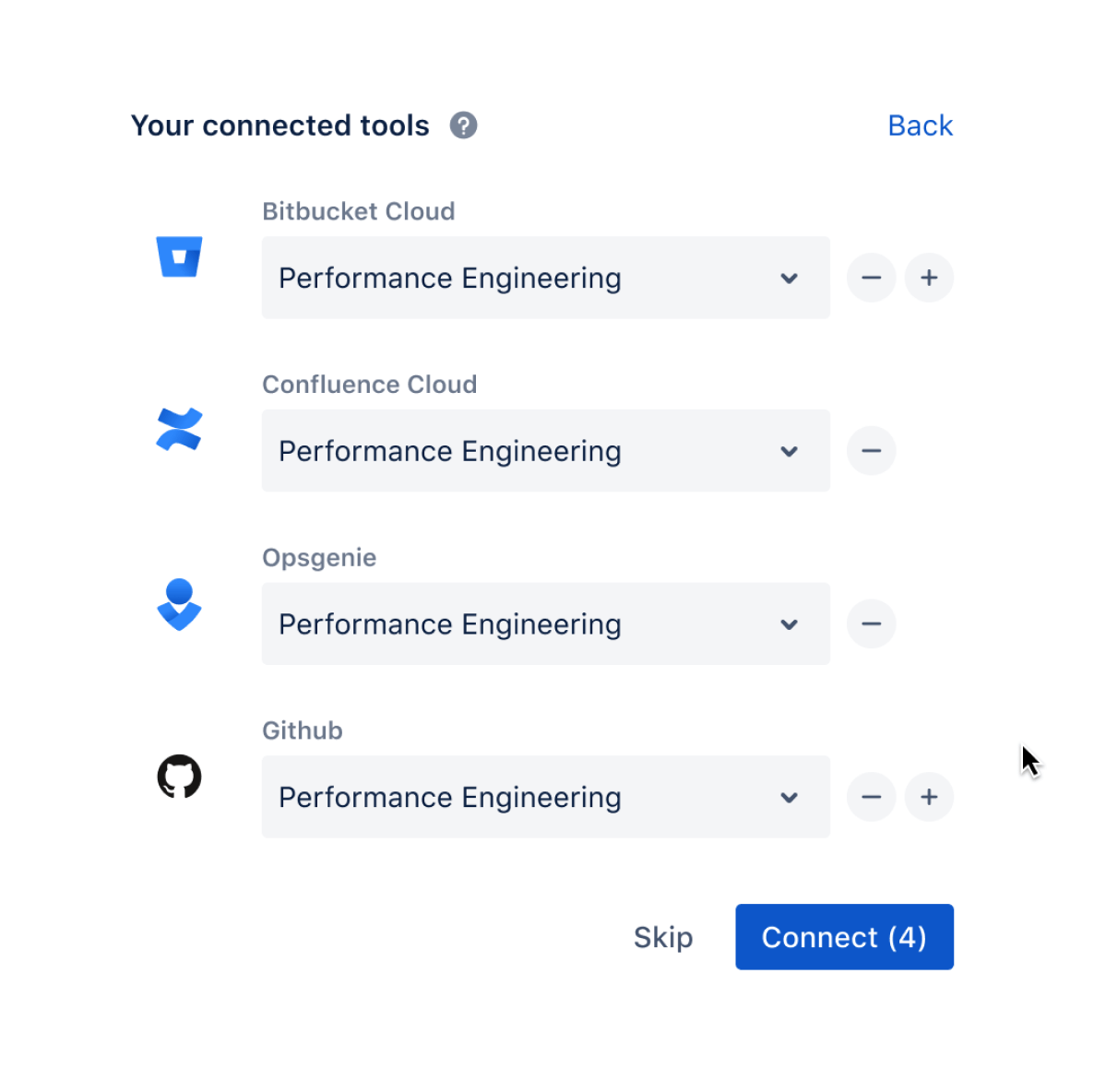 Board del progetto con simbolo dell'infinito, schermata Jira DevOps