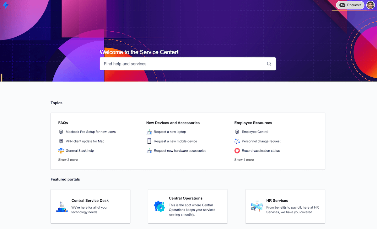 Differences in the Help Center and Portal