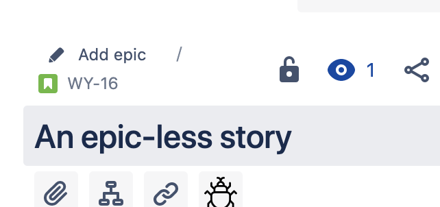 Een story zonder epic