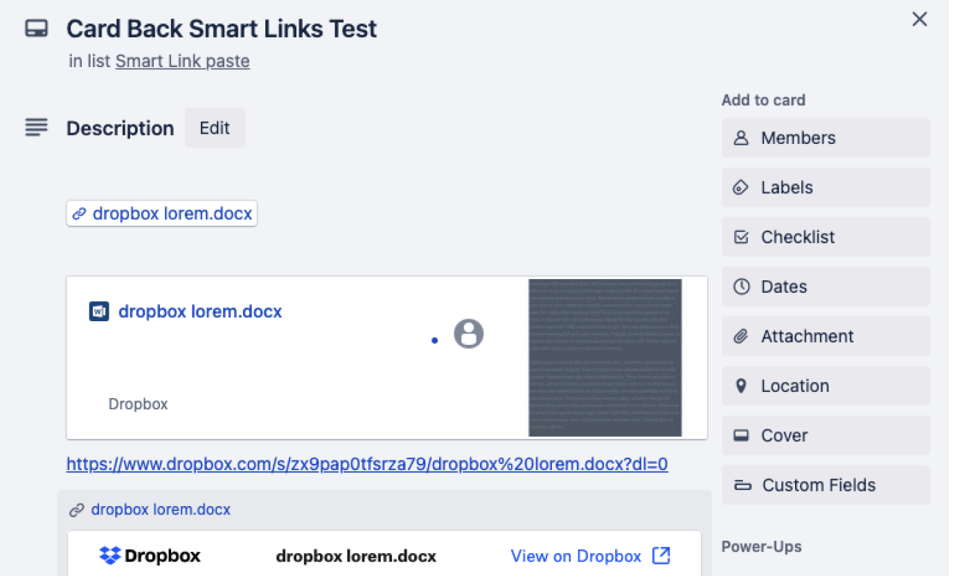 从 Dropbox 添加到 Trello