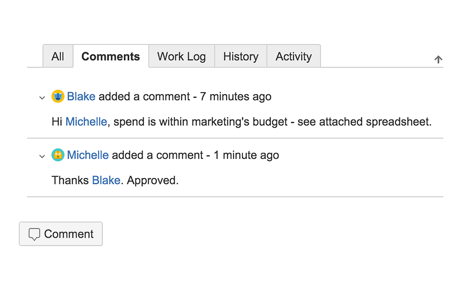 Screenshot of notification
