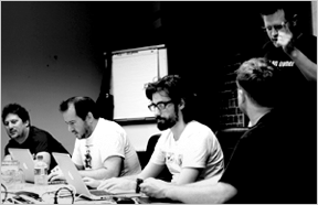 Atlassian developers, architects and technical writers during a documentation sprint, aka doc blitz