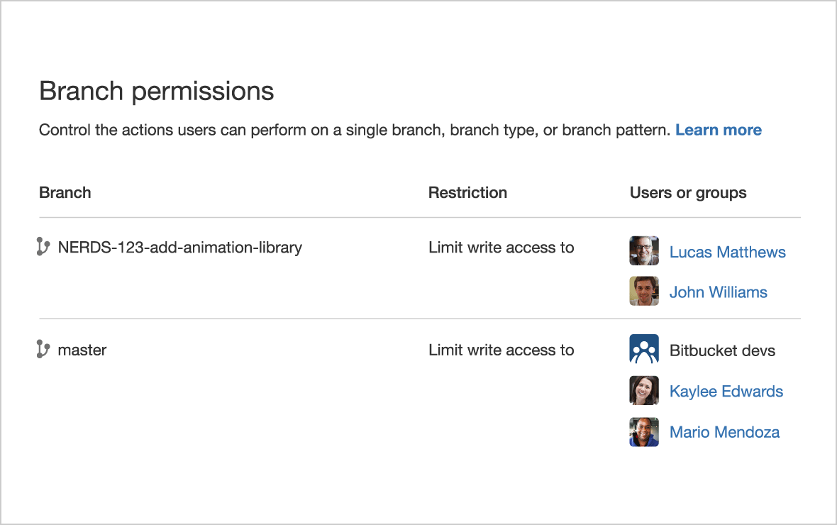 Branch Permissions