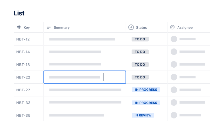 Jira roadmap