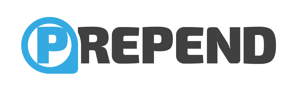 Prepend logo