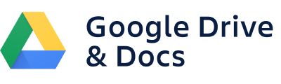 Google drive and docs logo