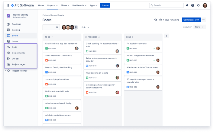 Jira board