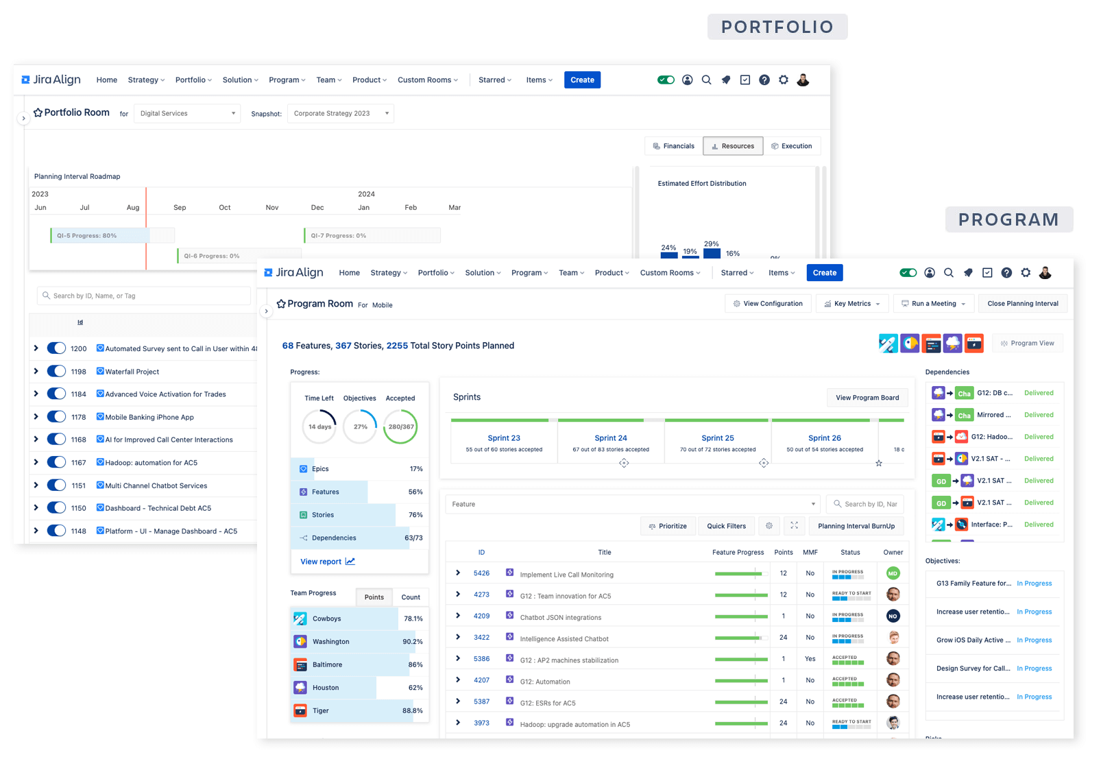 Снимок экрана: комната Portfolio.