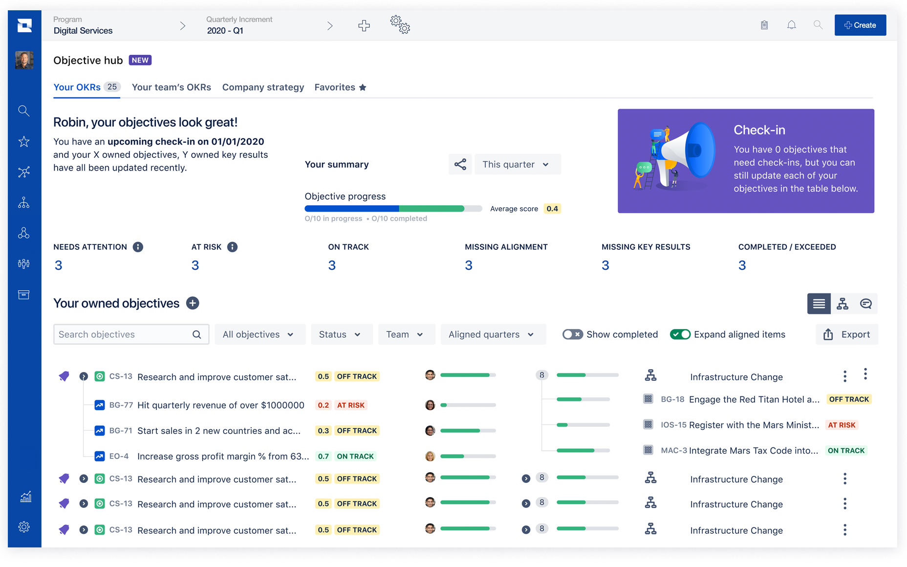 Descubre la plataforma de gestión ágil escalada de Jira Align