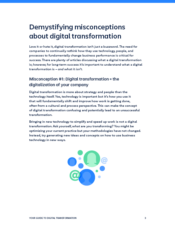 Your guide to digital transformation PDF preview page 2