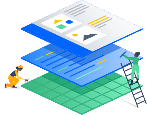 Illustratie van de softwarebasis