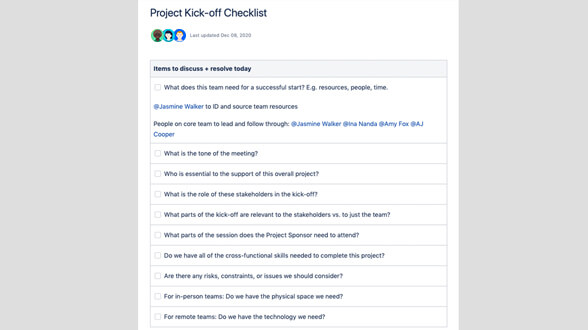 Checklist