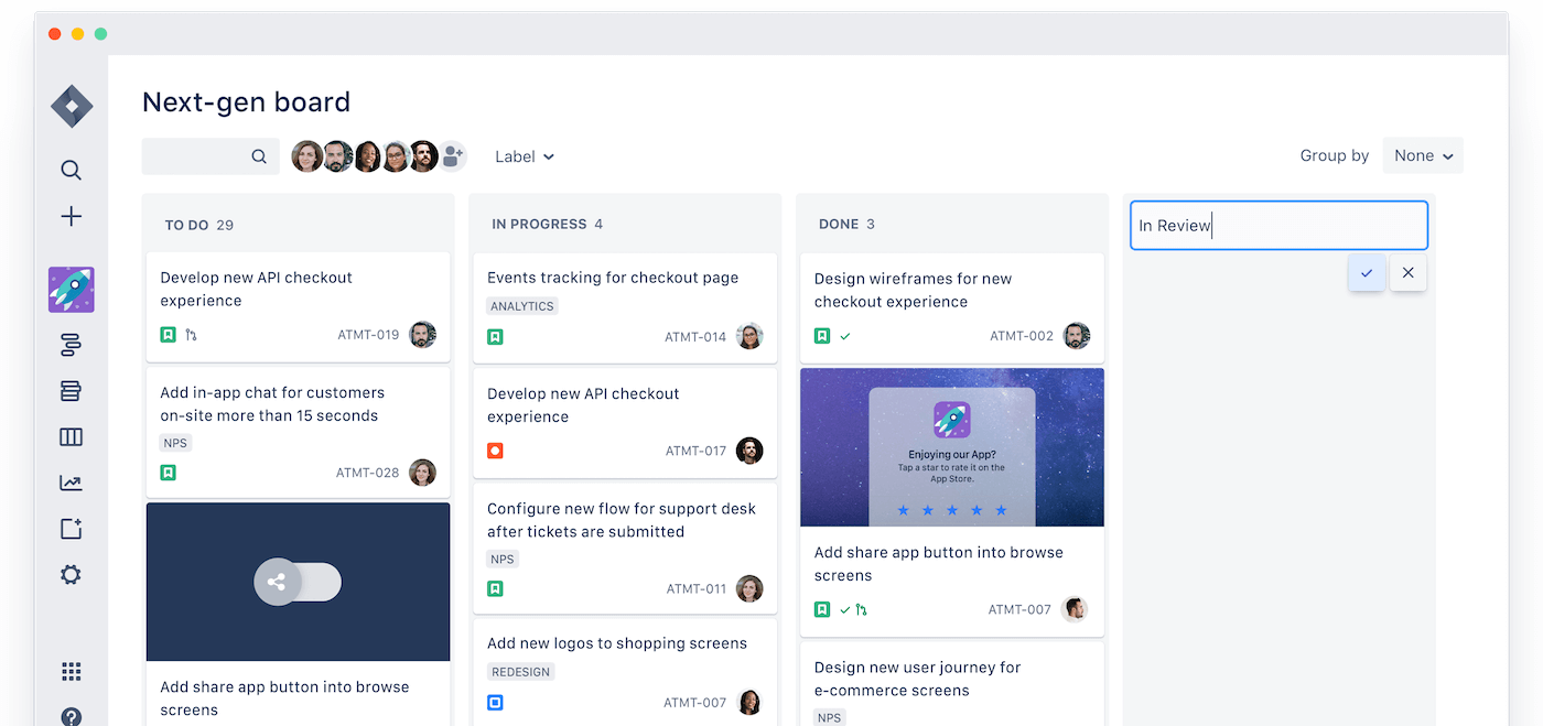 Jira 보드 스크린샷