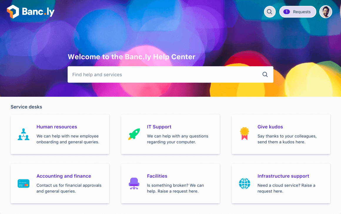 Service request portal
