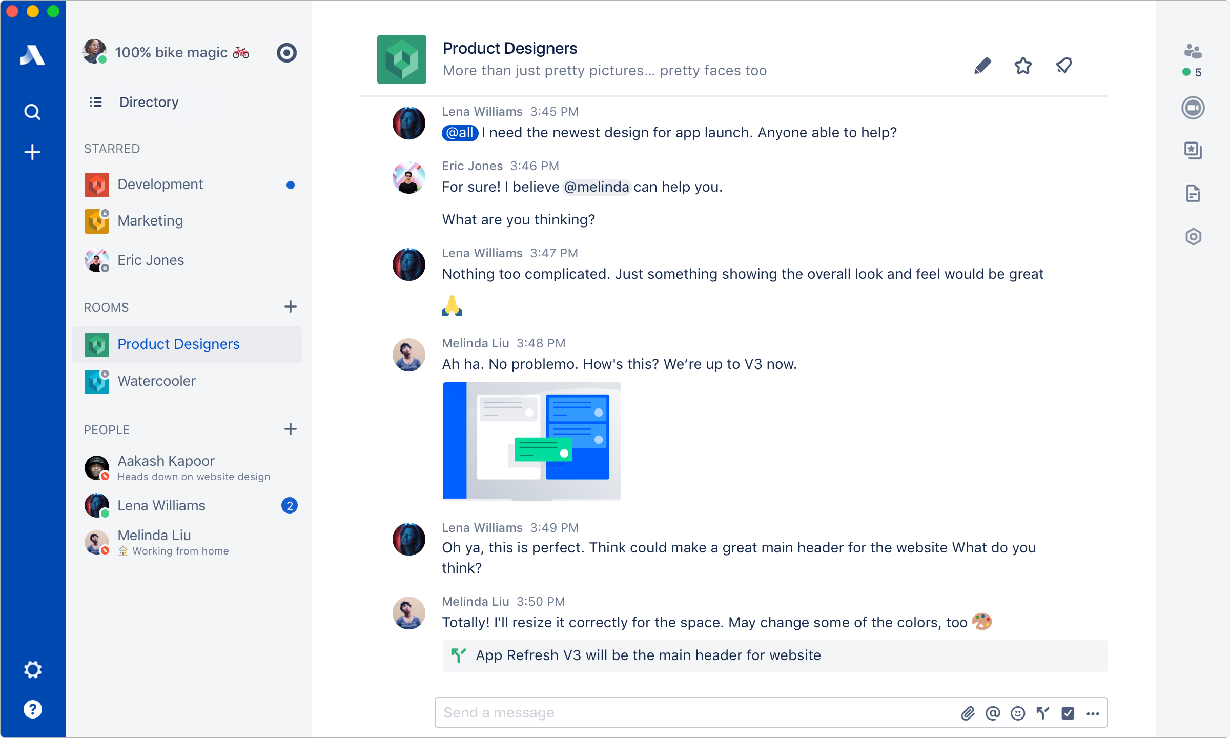 Stride screenshot