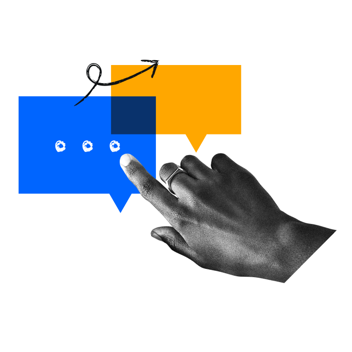 チャットの吹き出し