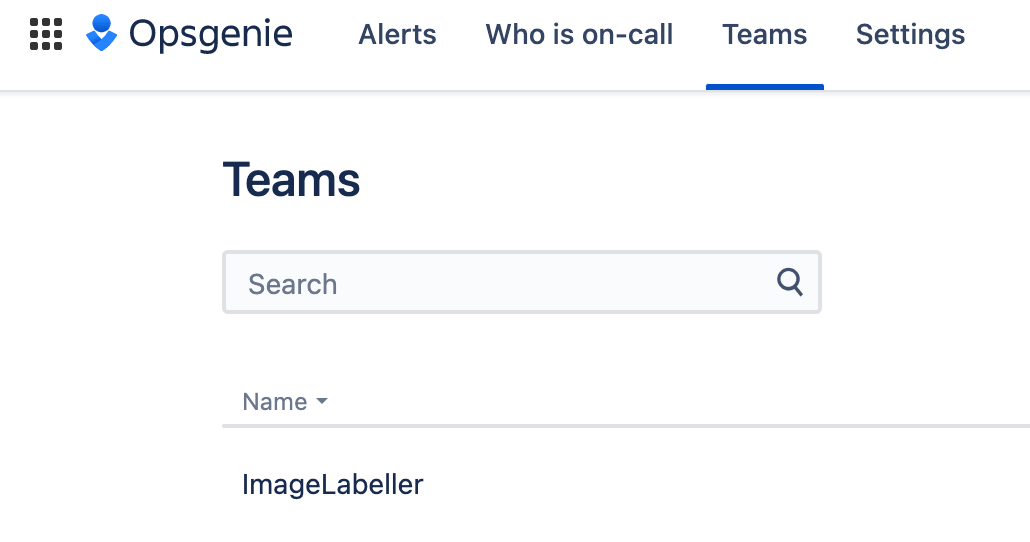 Monitor ImageLabeller with Opsgenie | Atlassian