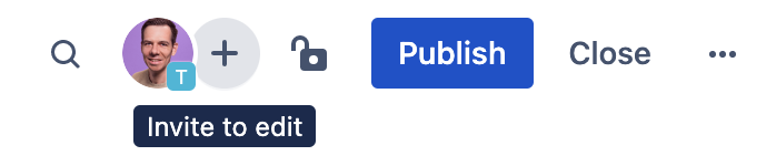 Confluence ページに人々を追加する