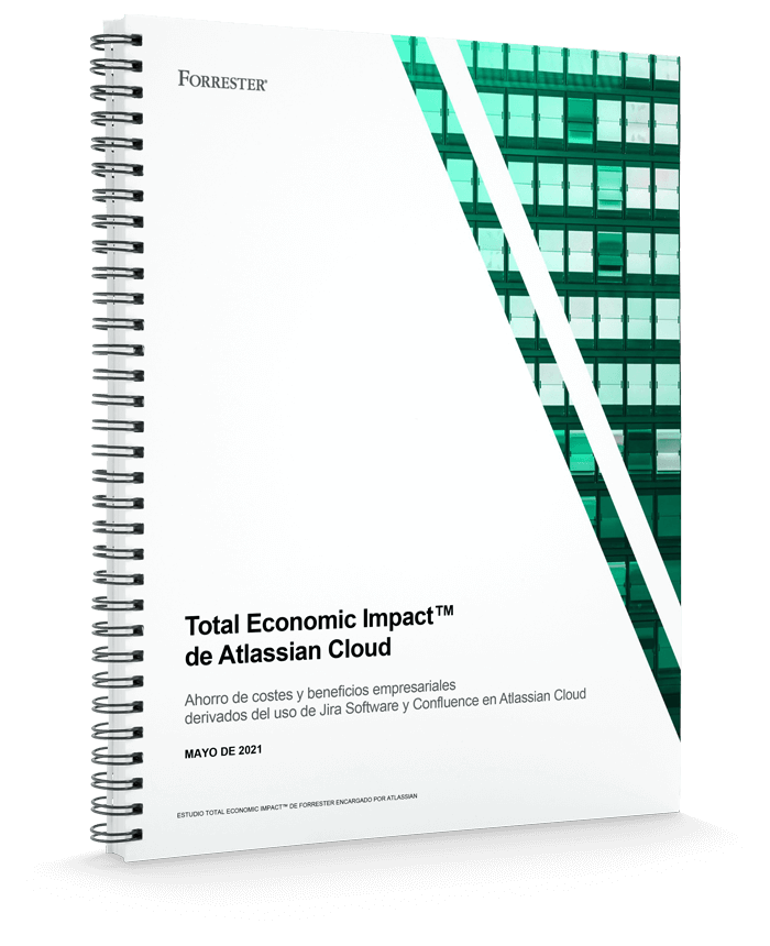 Total economic impact of Atlassian Cloud whitepaper cover