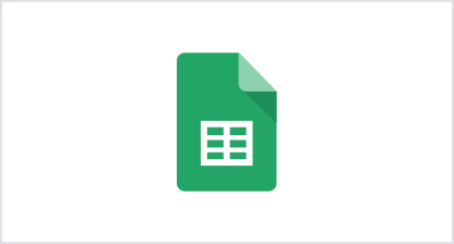 Google Sheets 徽标