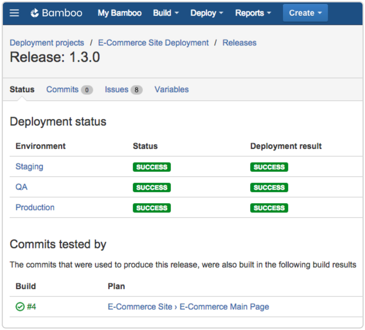 Bamboo deployment release 1.3.0 screenshot