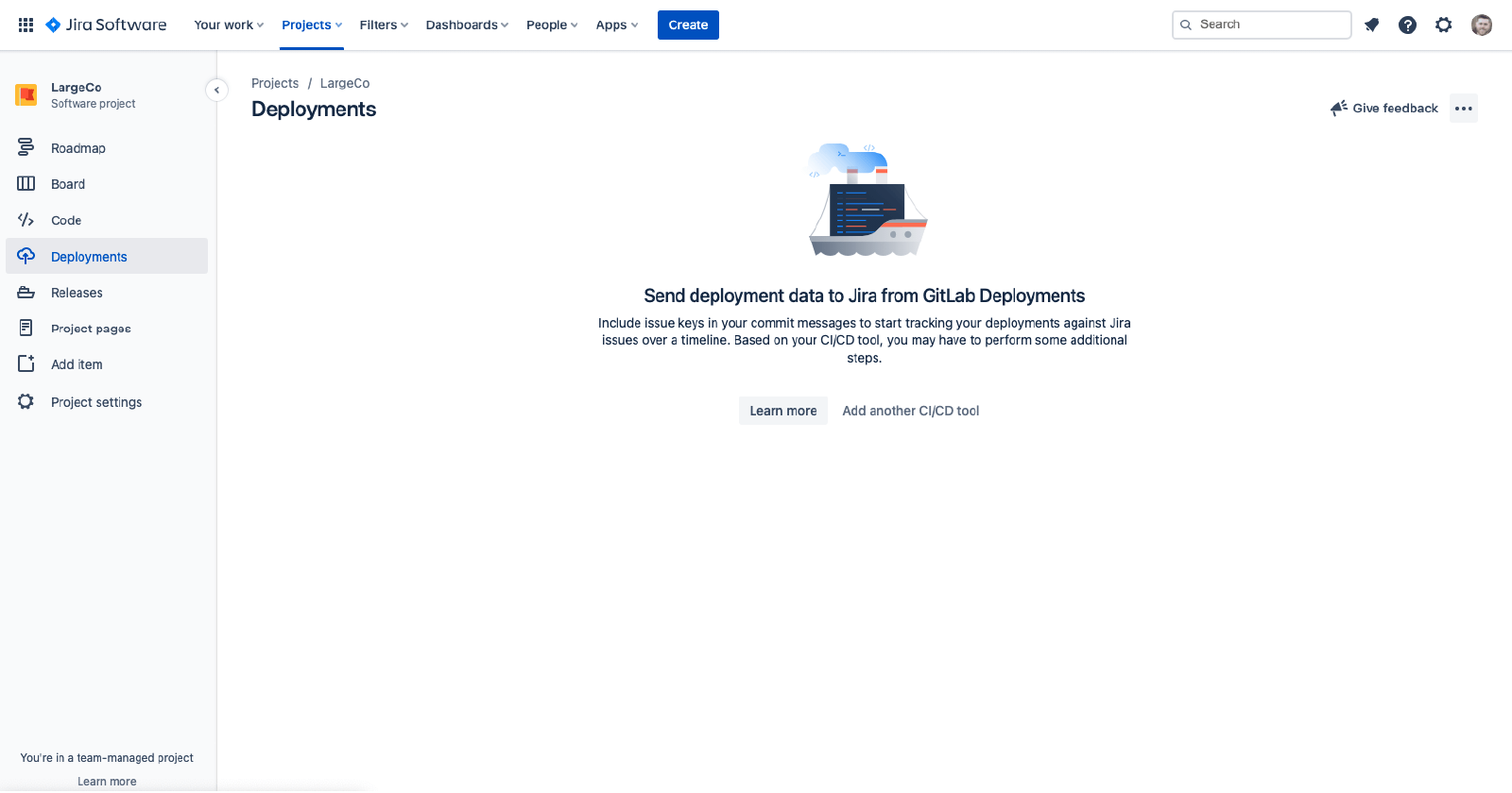 Jira Software Deployments