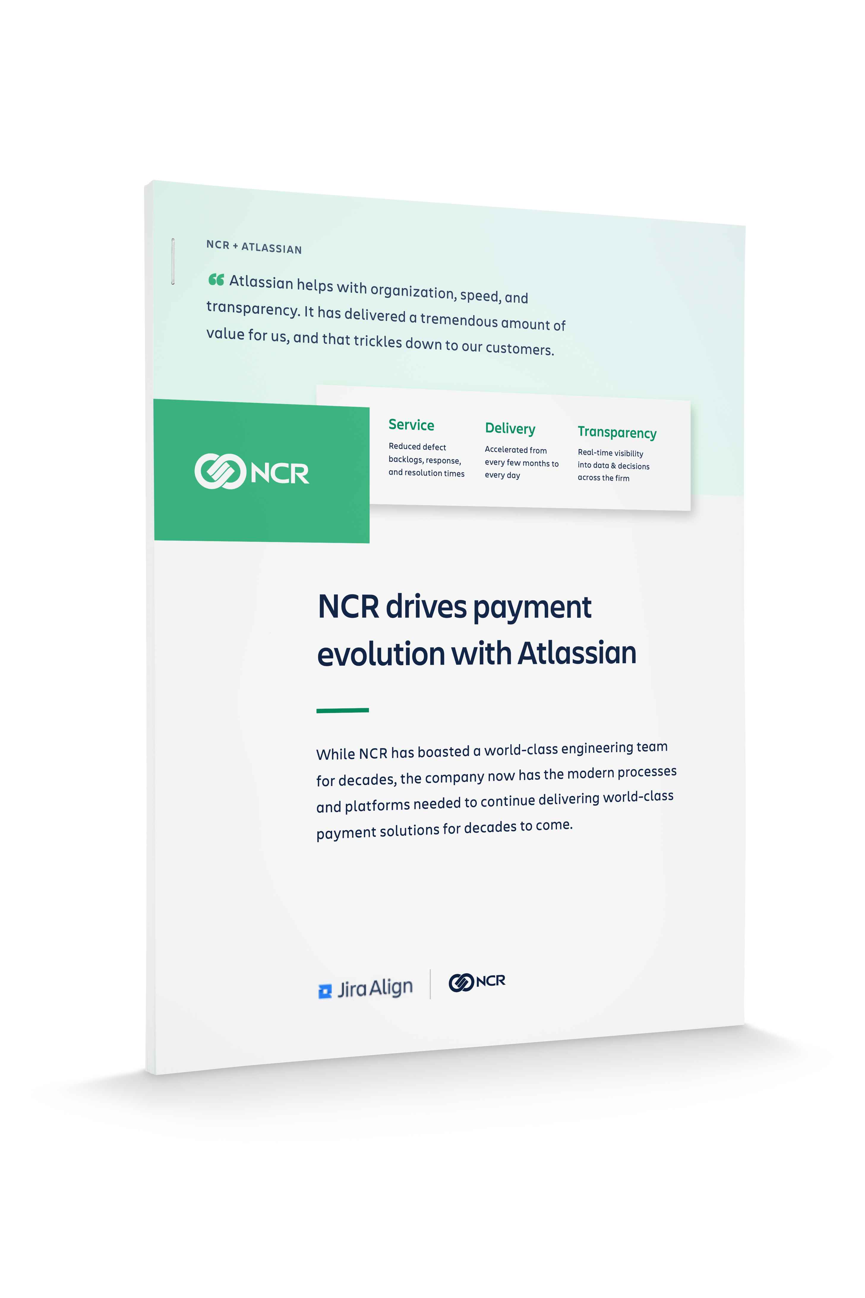 Обложка технического документа о компании NCR