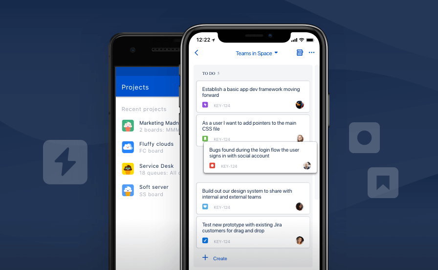 Jira para dispositivos móveis