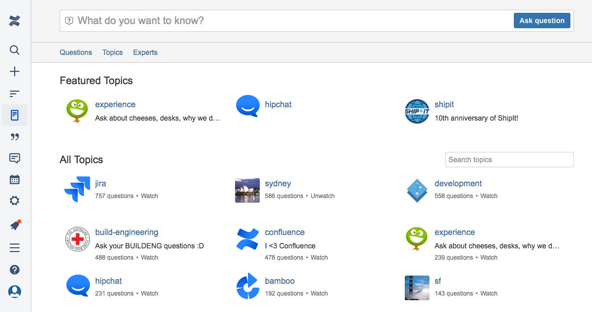Organize by topic, grow your knowledge