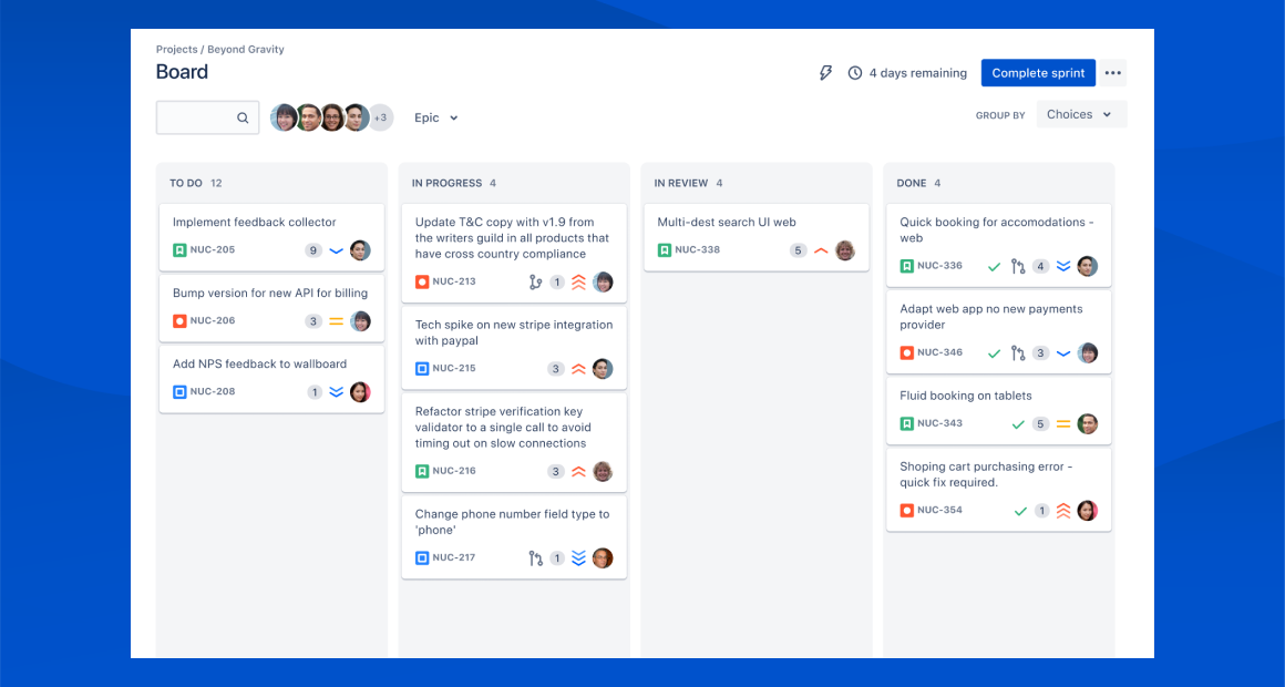 Scrum board