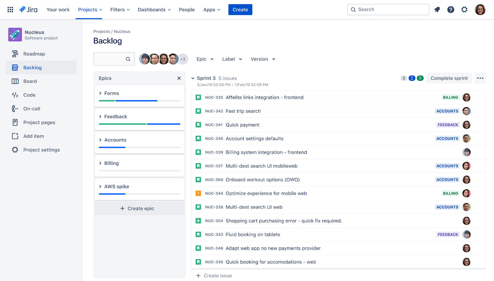 Jira Backlog