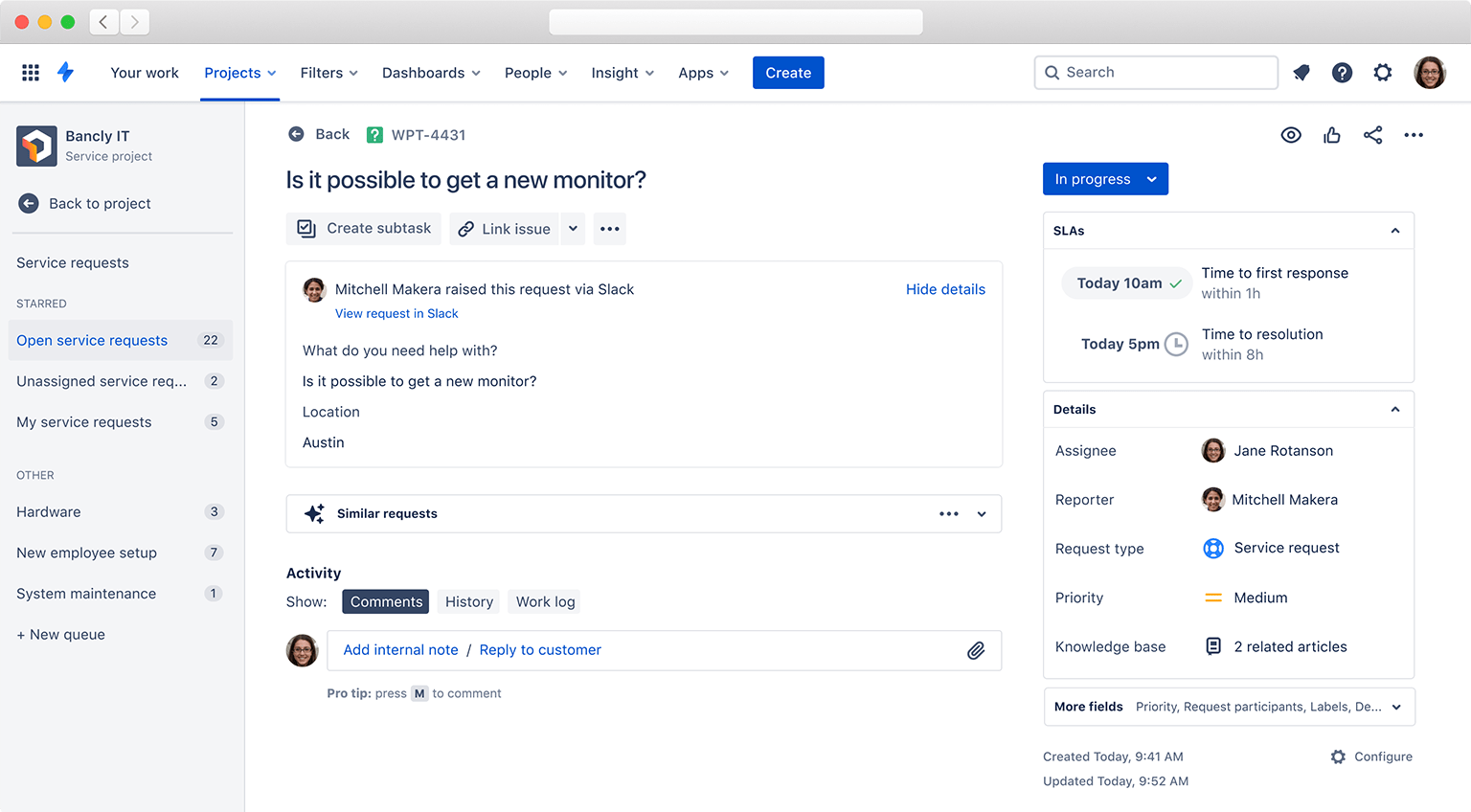 Jira Service Management vs. ServiceNow — Comparação