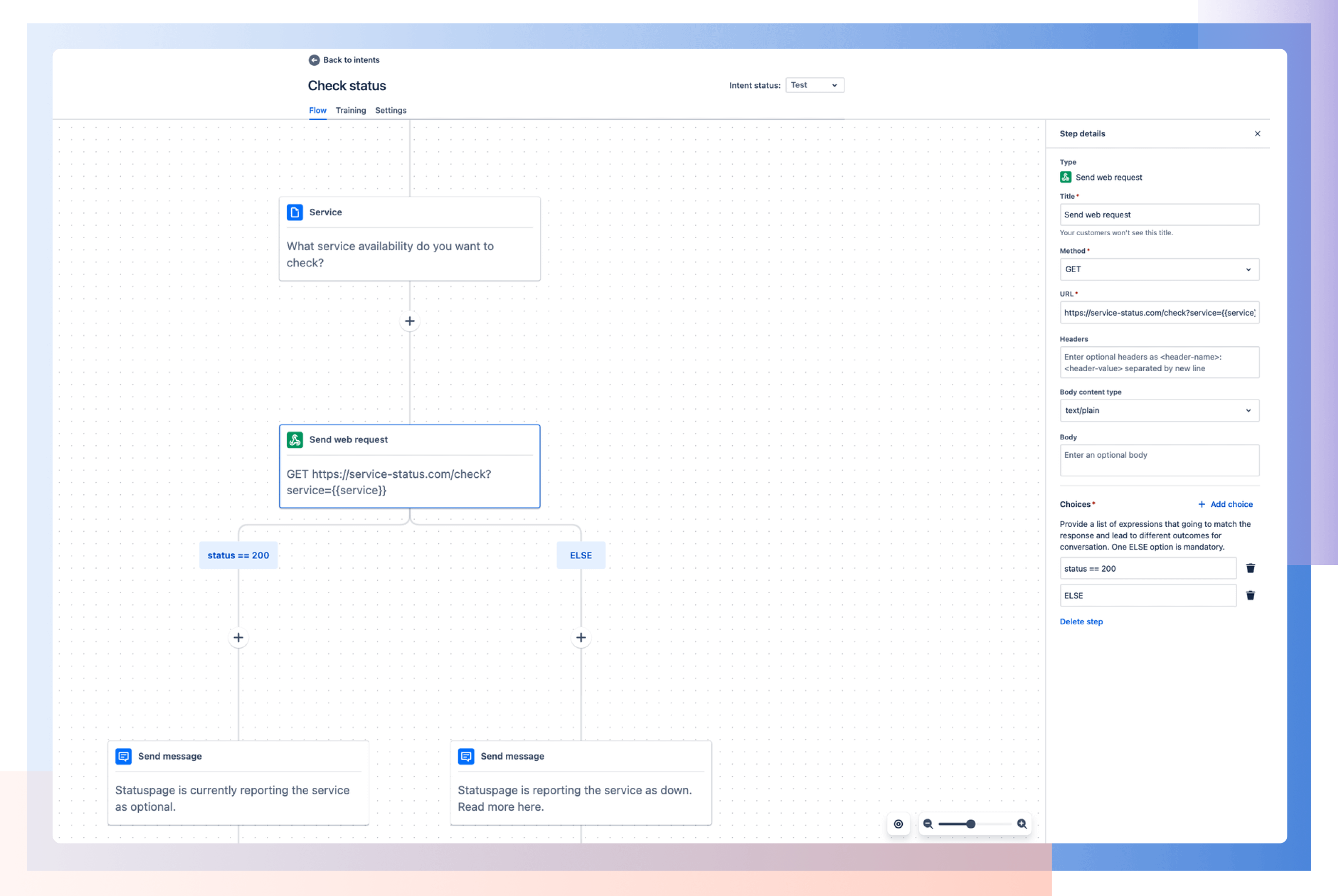 Setting automation flow for Atlassian Assist's virtual agent