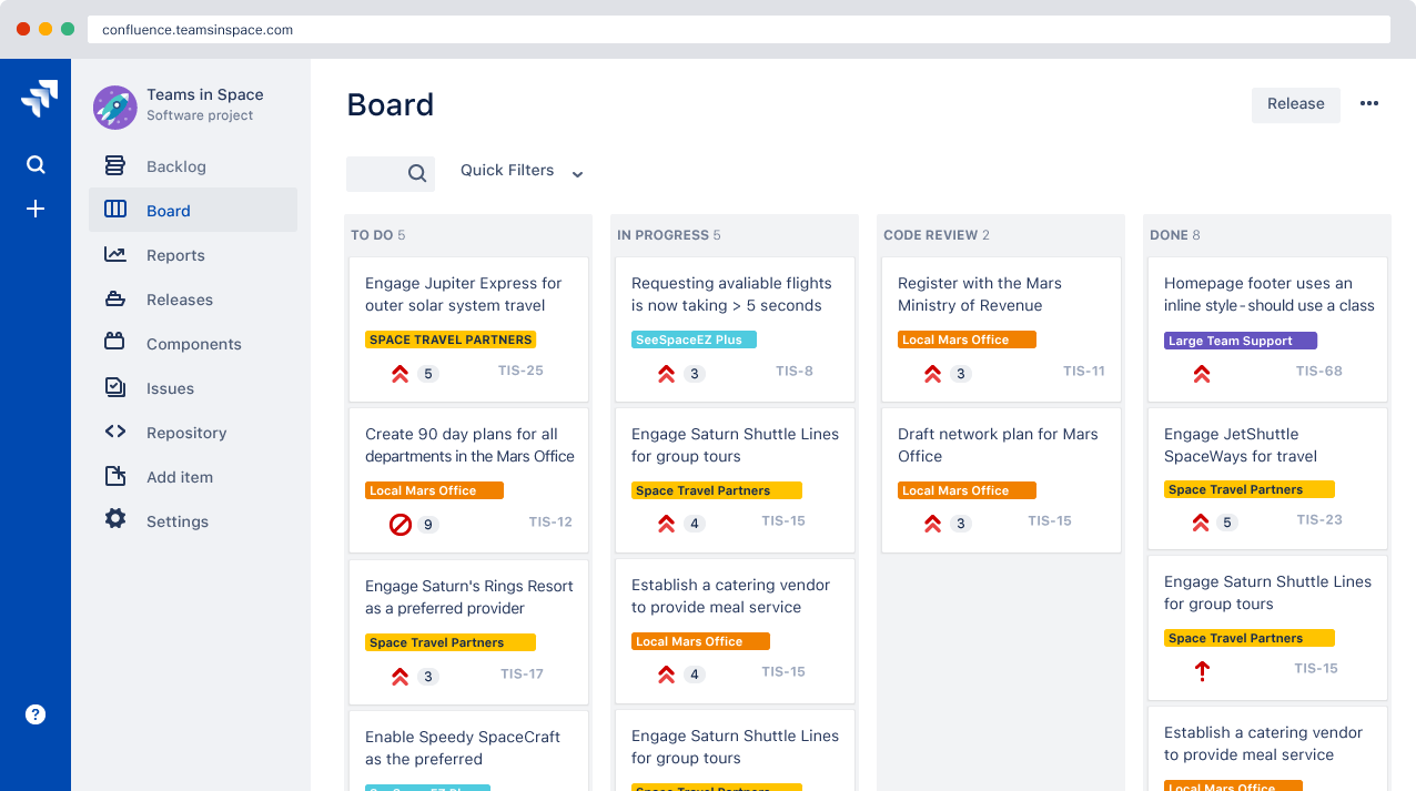 Scrum board