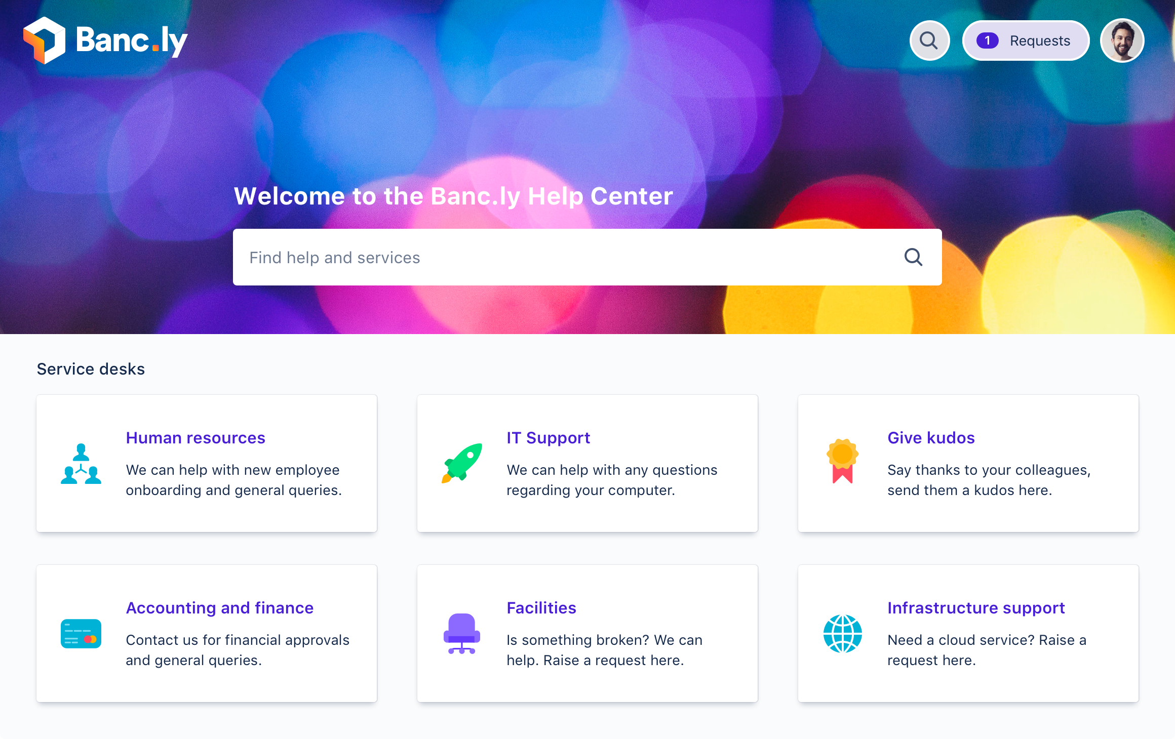 Imagem do portal do cliente
