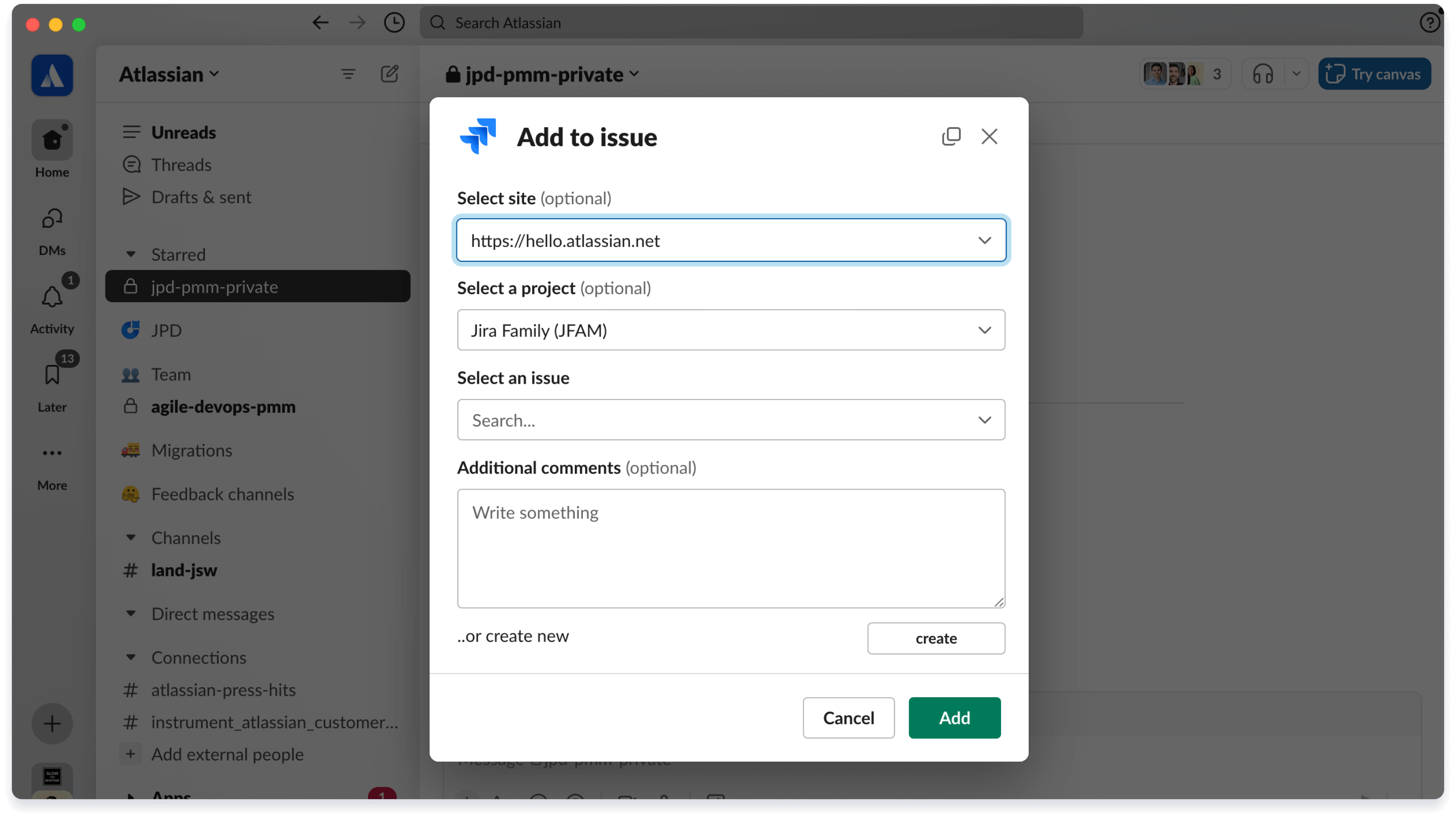 Jira Product Discovery 与 Slack 集成