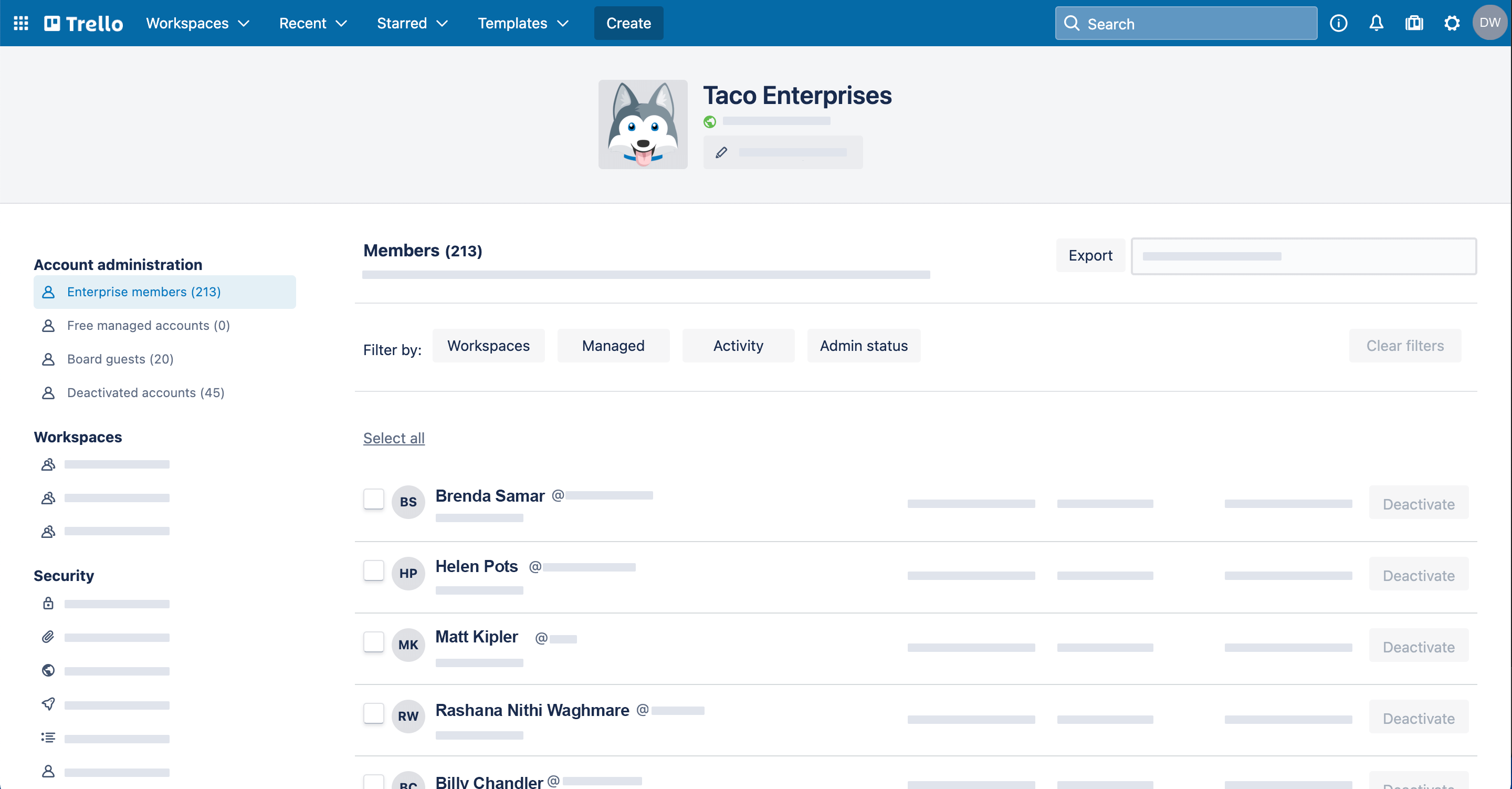 Trello Enterprise