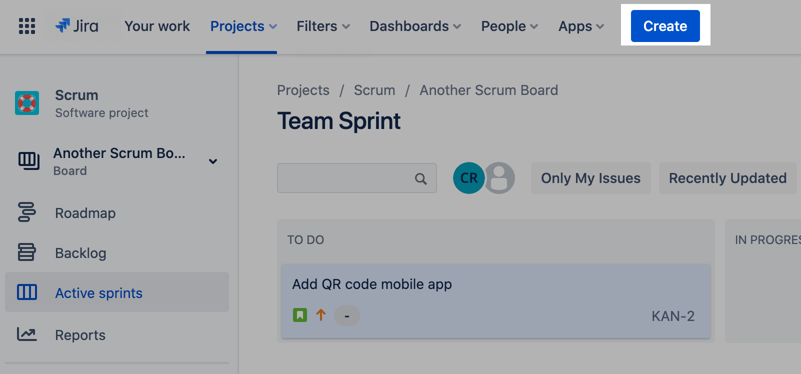 Create an Issue in Jira Software